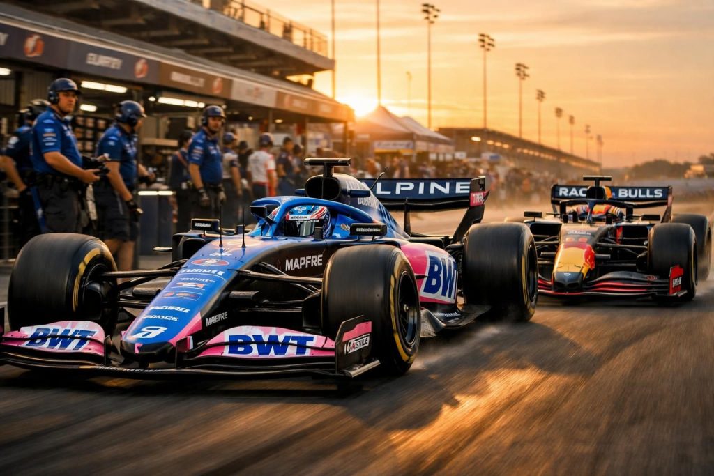 découvrez comment alpine vise à dépasser racing bulls en formule 1 pour retrouver le chemin de la victoire et renouer avec la performance.