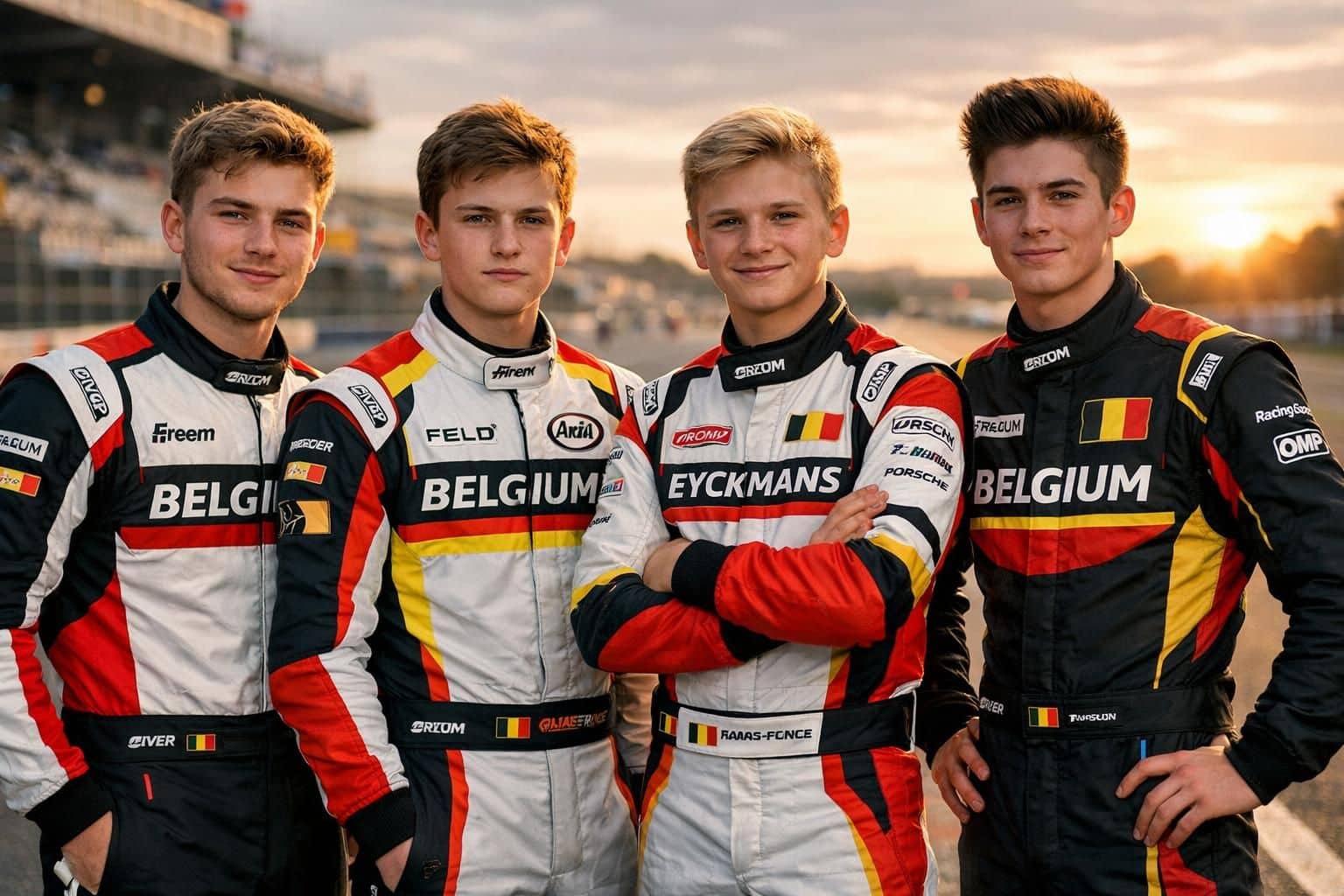 découvrez van langedonck, ramaekers, eyckmans et strauven, quatre talents prometteurs prêts à dynamiser et inspirer le futur du sport avec leur passion et leur détermination.