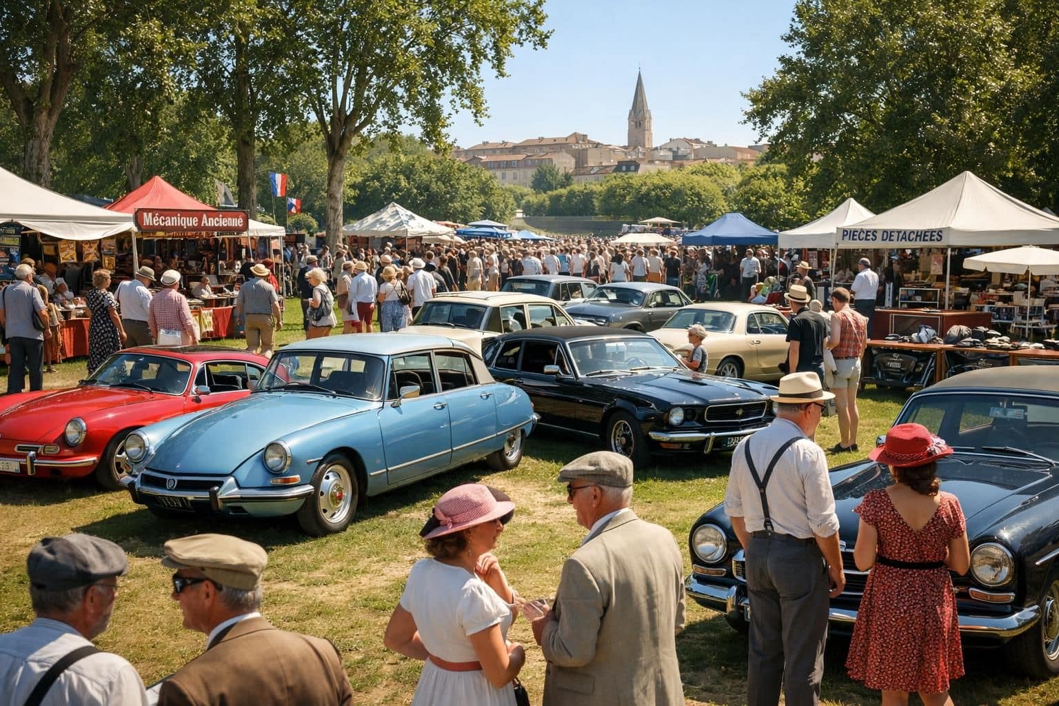 découvrez en images le rassemblement historique de voitures anciennes à tonneins, où la passion des amateurs et collectionneurs a triomphé lors d'un événement exceptionnel.