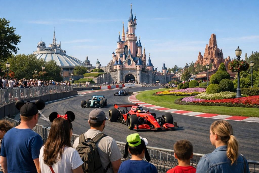 découvrez les rumeurs et possibilités d'un grand prix de formule 1 organisé à disneyland paris, mêlant sport automobile et magie du parc.
