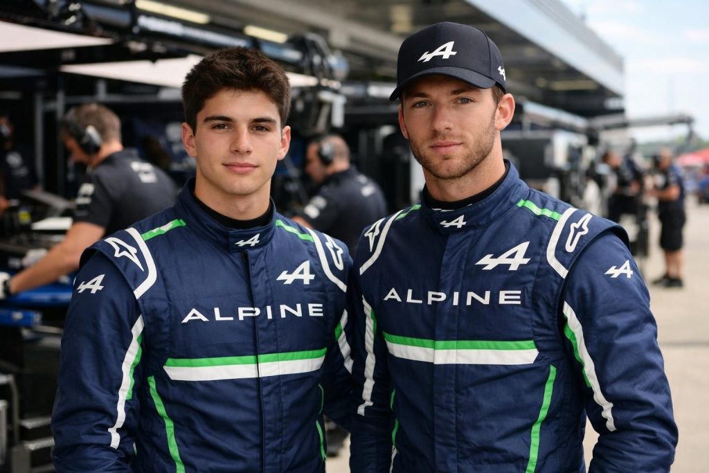 franco colapinto rejoint officiellement pierre gasly chez alpine en formule 1 pour la saison 2024, renforçant l'équipe avec un duo prometteur.