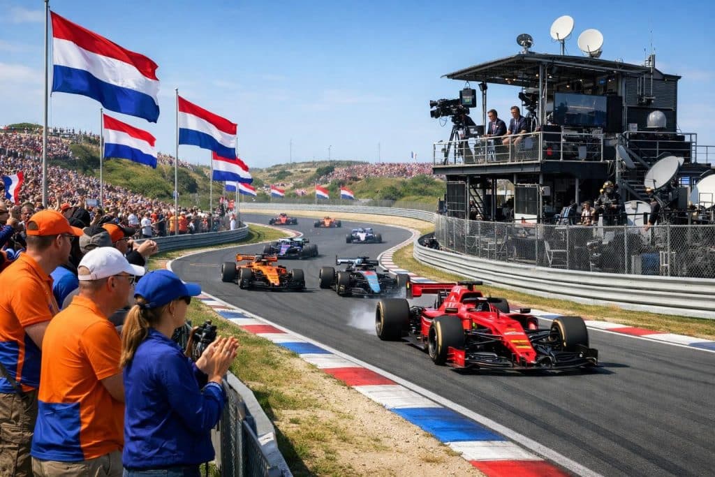 découvrez le programme tv complet et les horaires de diffusion du grand prix de formule 1 des pays-bas 2026 pour ne rien manquer de cet événement spectaculaire.