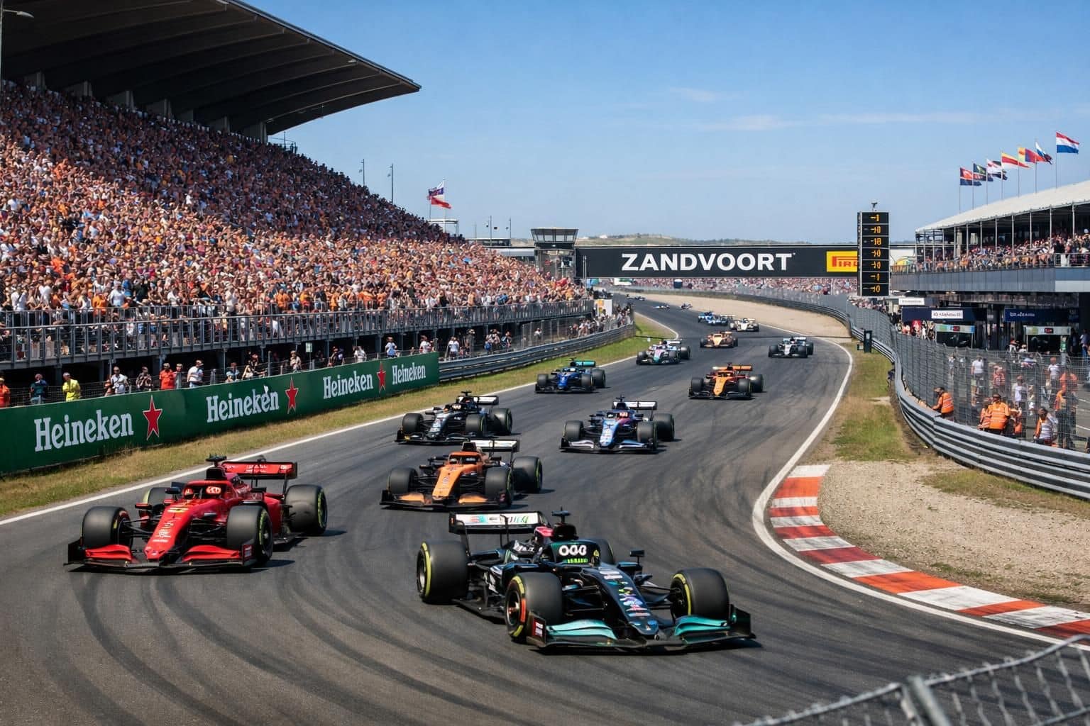suivez le grand prix des pays-bas de formule 1 en direct : retrouvez la chaîne tv et l'horaire exact pour ne rien manquer de la course.