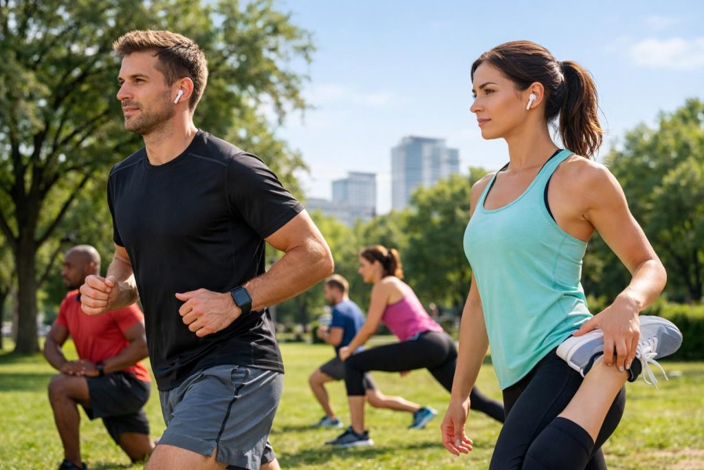écoutez l'intégrale sport du 8 août, votre séance sportive en podcast de 14h à 15h, pour rester actif et motivé où que vous soyez.