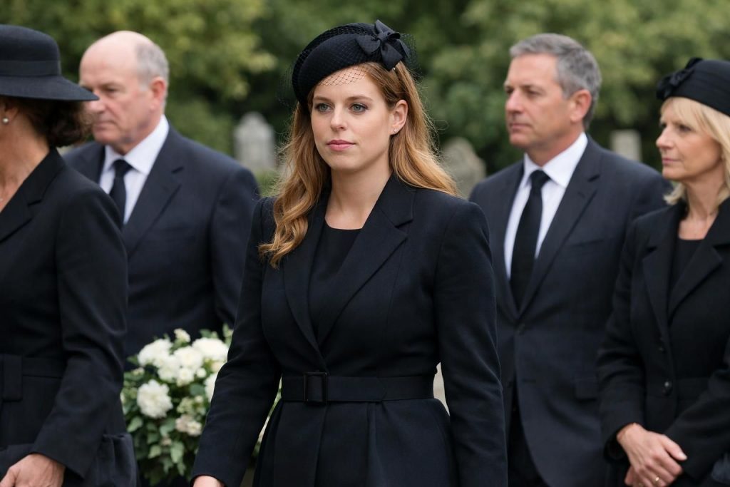 princesse beatrice rend un hommage poignant aux funérailles de l'ex-partenaire de sa mère, marquant l'événement en l'absence de sarah.
