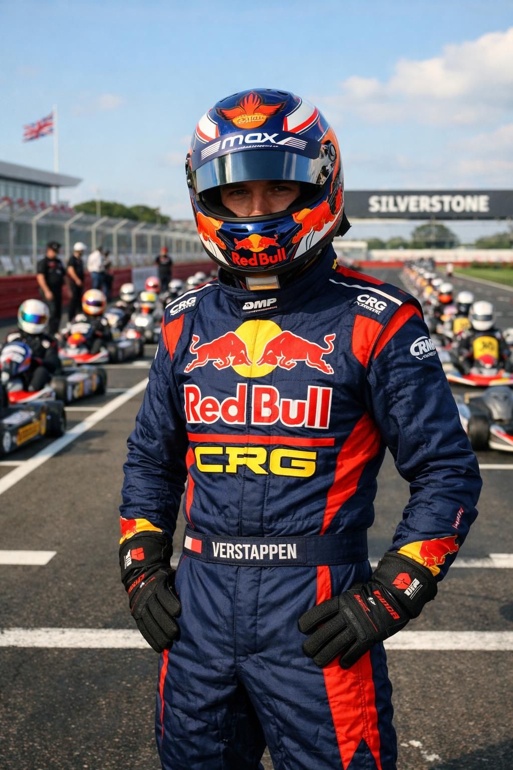 découvrez comment verstappen défie 100 pilotes dans une compétition épique de karting sur le célèbre circuit de silverstone, mêlant vitesse et adrénaline.