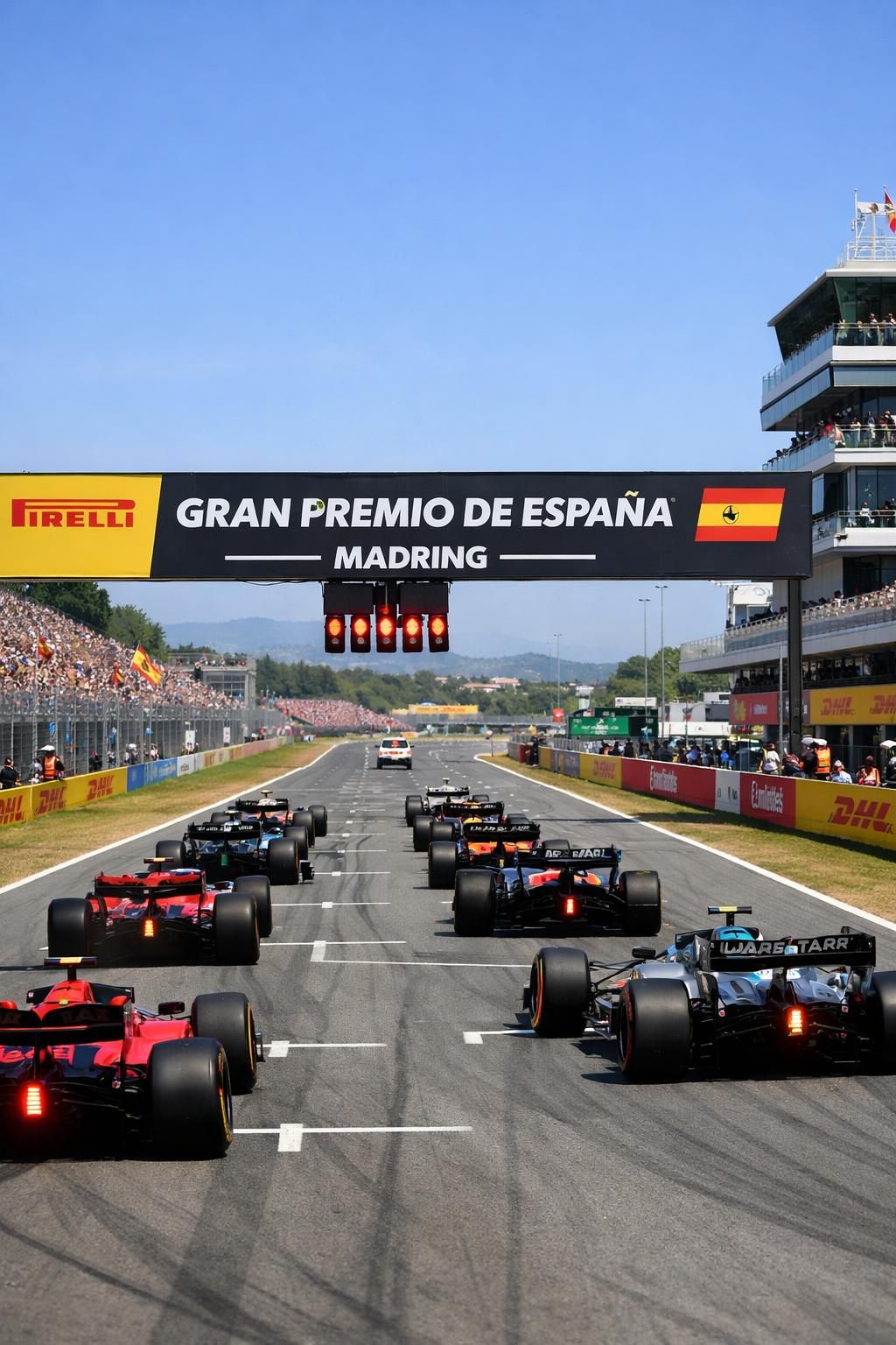 découvrez la composition officielle de la grille de départ du grand prix d'espagne de formule 1, avec tous les pilotes et leur position pour cette course incontournable.