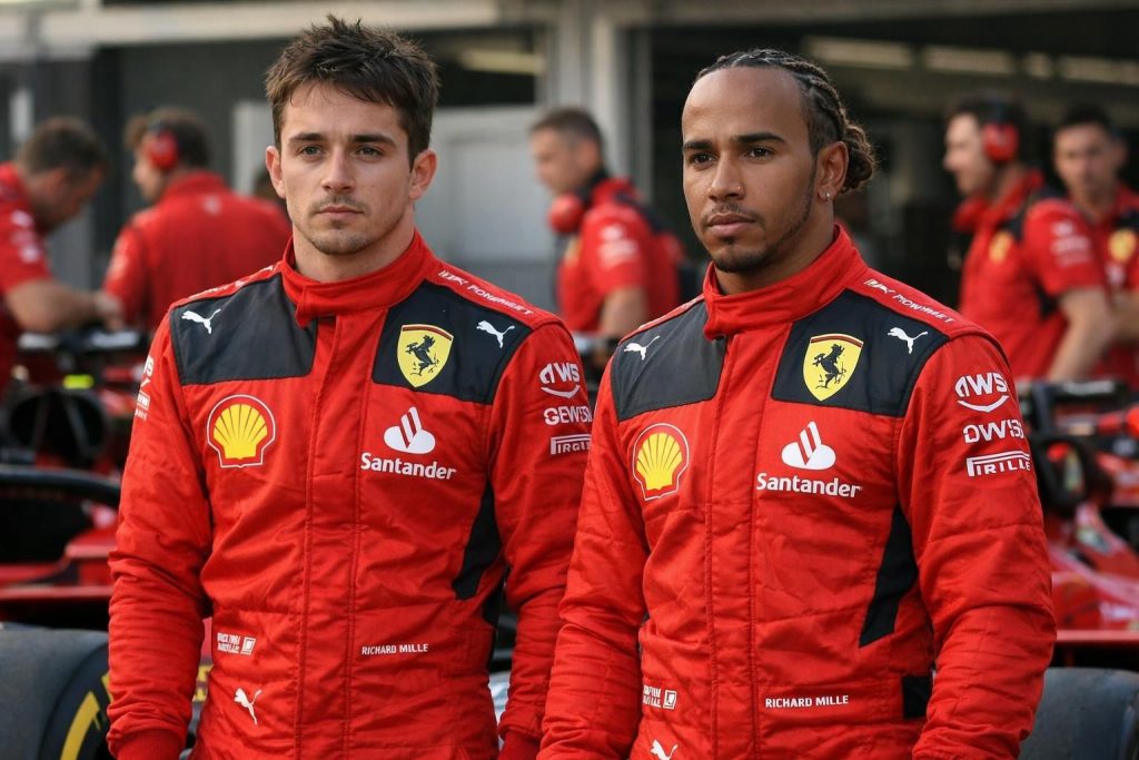 analyse des performances de charles leclerc et lewis hamilton chez ferrari en formule 1, et débat sur l'opportunité d'un éventuel changement dans l'équipe.