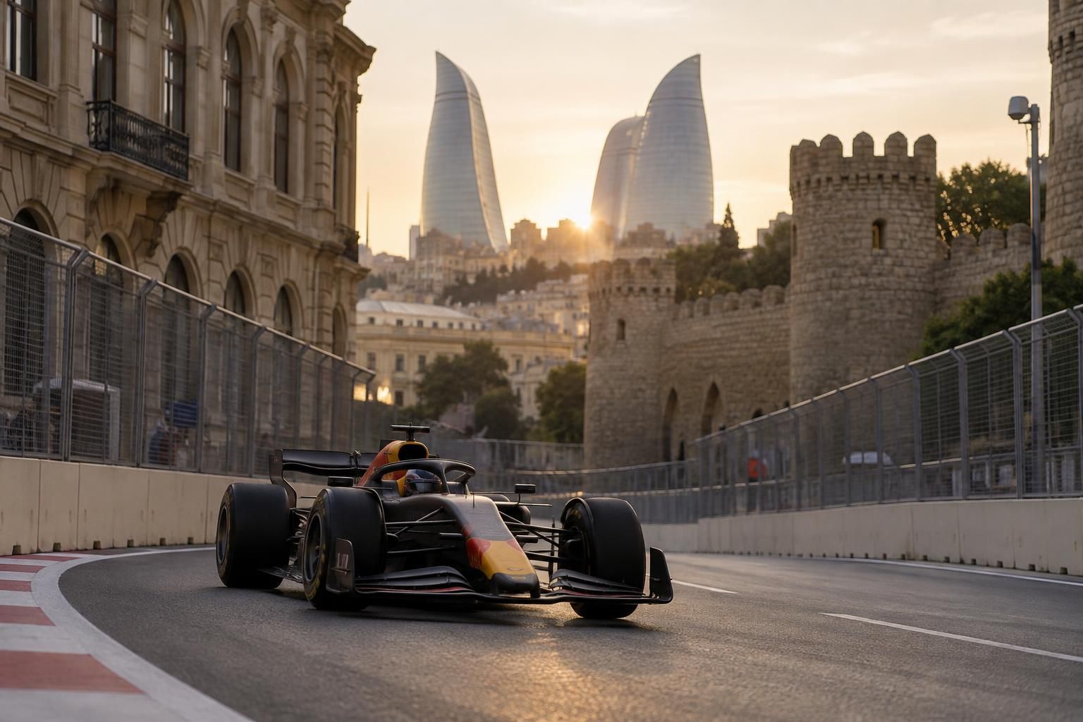 le grand prix d’azerbaïdjan se courra le samedi en 2026 afin d’éviter le 27 septembre, journée nationale de commémoration des martyrs.