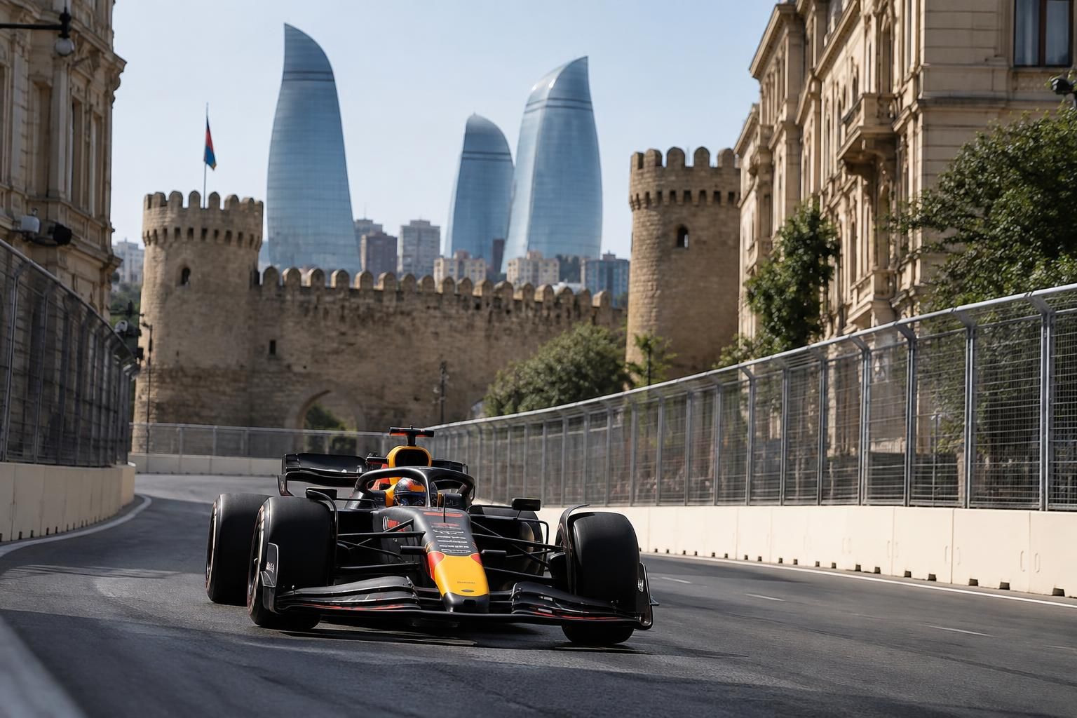 le grand prix d’azerbaïdjan se dispute exceptionnellement un samedi : découvrez les raisons de ce changement de calendrier en formule 1.