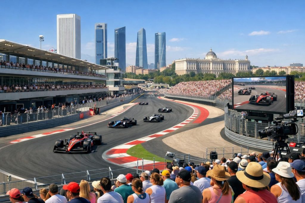 découvrez le programme complet du grand prix de madrid 2026 et les chaînes tv pour suivre ce nouveau circuit passionnant de la formule 1 en direct.