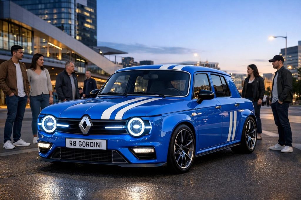 découvrez la renaissance de la légendaire renault r8 gordini avec la nouvelle génération « la gorde ». un design futuriste alliant performance et héritage emblématique.
