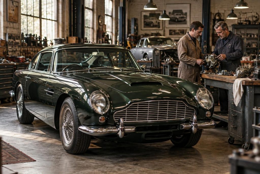 découvrez le résumé de l’épisode de vintage mecanic saison 7 consacré à l’aston martin db4 vantage, au programme à la télévision.