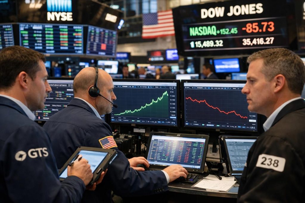 découvrez les dernières tendances de wall street : le nasdaq poursuit sa hausse tandis que le dow jones enregistre un recul, analysant les raisons et impacts de ces mouvements.