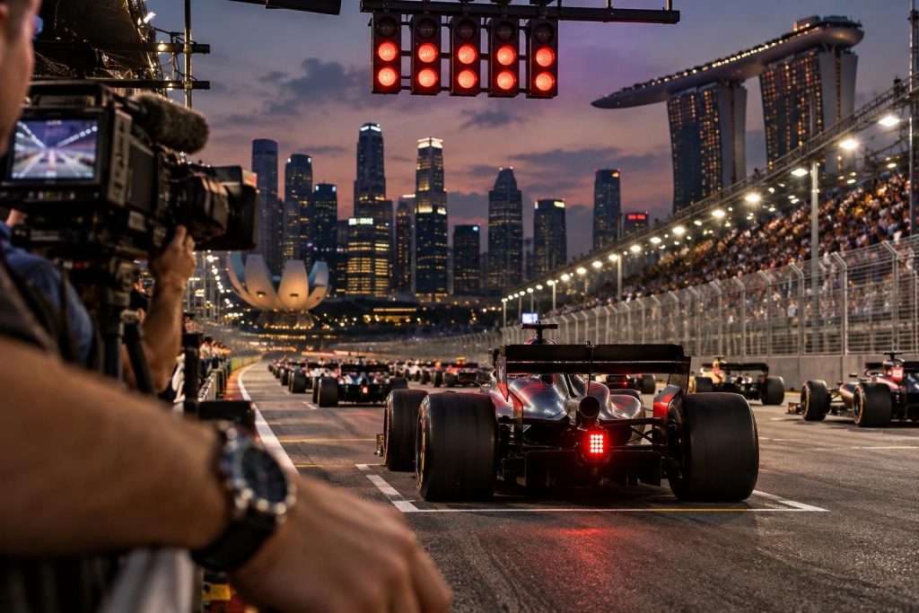 découvrez l’heure de départ du sprint du gp de singapour de formule 1 et la chaîne à suivre pour ne rien manquer de la course.