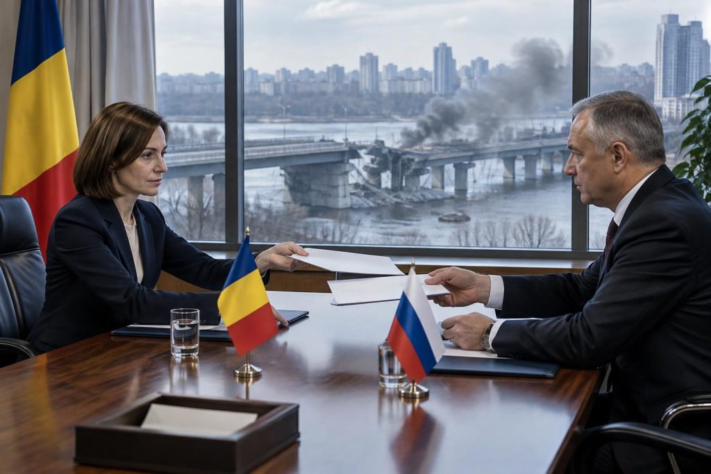 après une frappe contre un pont majeur de kiev, la moldavie convoque l’ambassadeur russe dans un contexte de tensions liées à la guerre en ukraine.