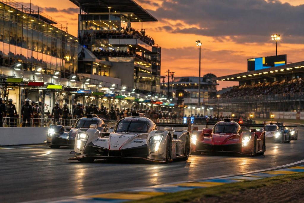 suivez les 24 heures du mans 2026 en direct : classement, résultats, évolutions de la course et liste complète des engagés.