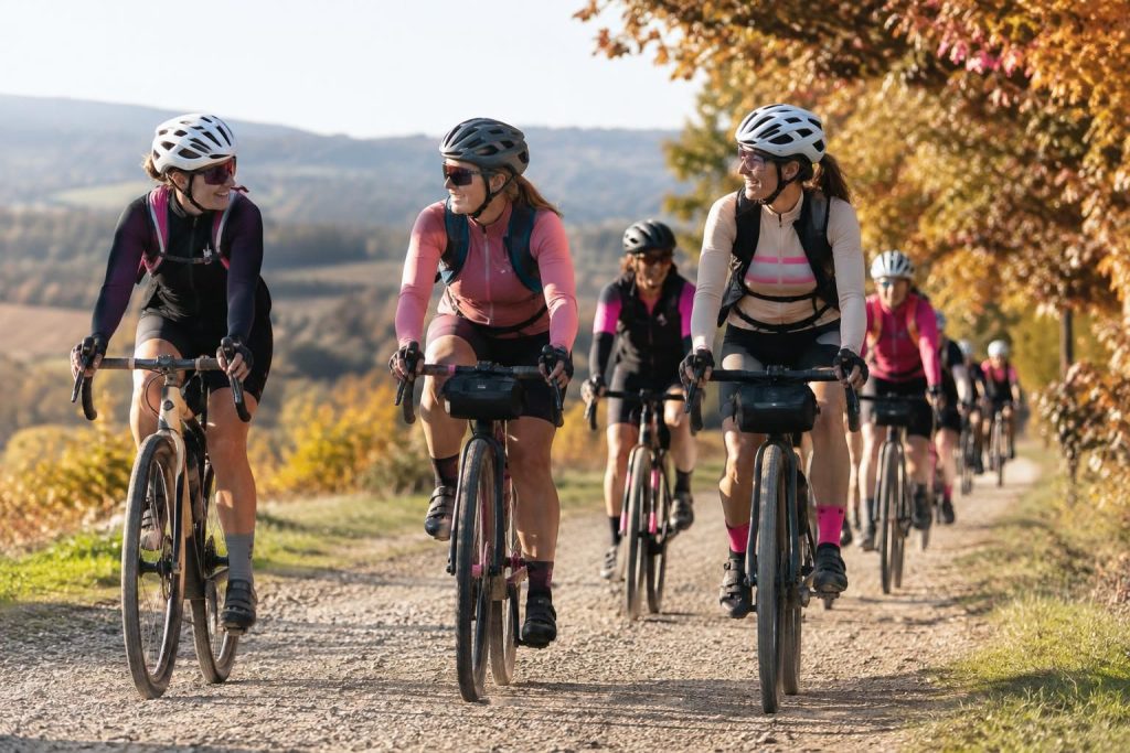 découvrez la balade des graveleuses, une épreuve sportive 100 % féminine organisée dans le cadre d’octobre rose pour soutenir la lutte contre le cancer du sein.